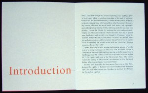Updike Book, Design & Typography by Faith Fay, written by Daniel Updike